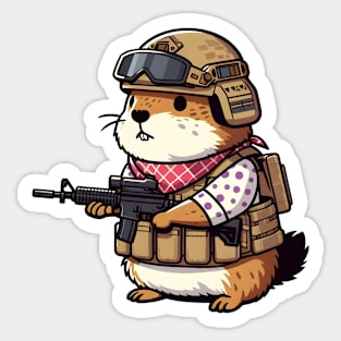 Tactical Groundhog Sticker